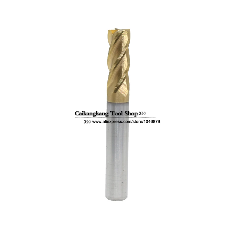 

New 4 Flute Head:8mm Tungsten steel cutter CNC milling End mills Highest cutting hardness: 60HRC 4F 8*8*20*60mm