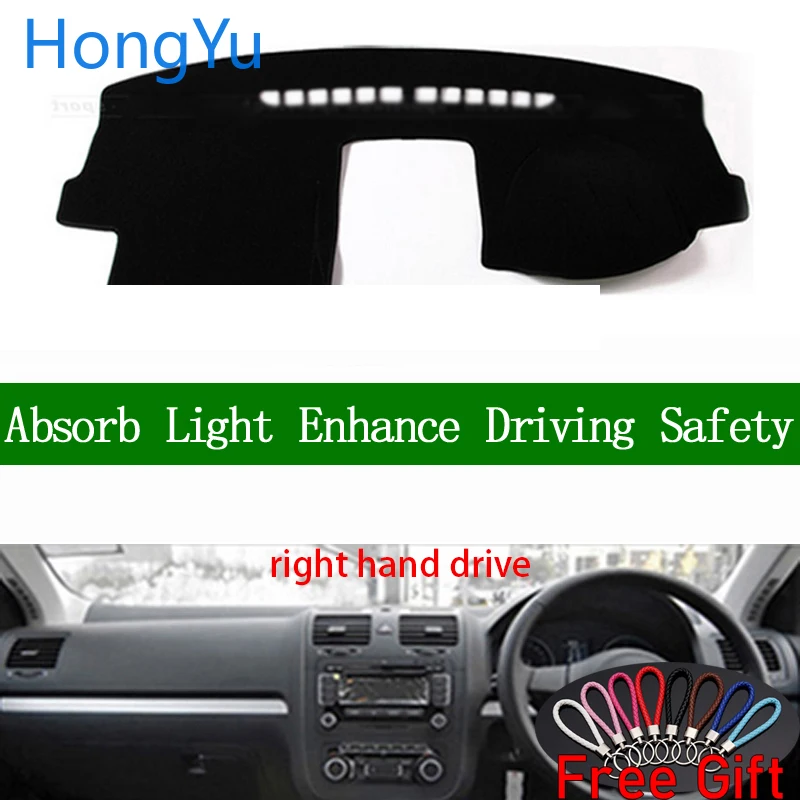 Dashboard Cover Dash Mat Board Pad Carpet Dashmat Interior Mats for Volkswagen golf5 golf 5 2006- 2011 Right Drive Accessories Dashboard Cover Dash Mat Board Pad Carpet Dashmat Interior Mats for Volkswagen golf5 golf 5 2006- 2011 Right Drive Accessories