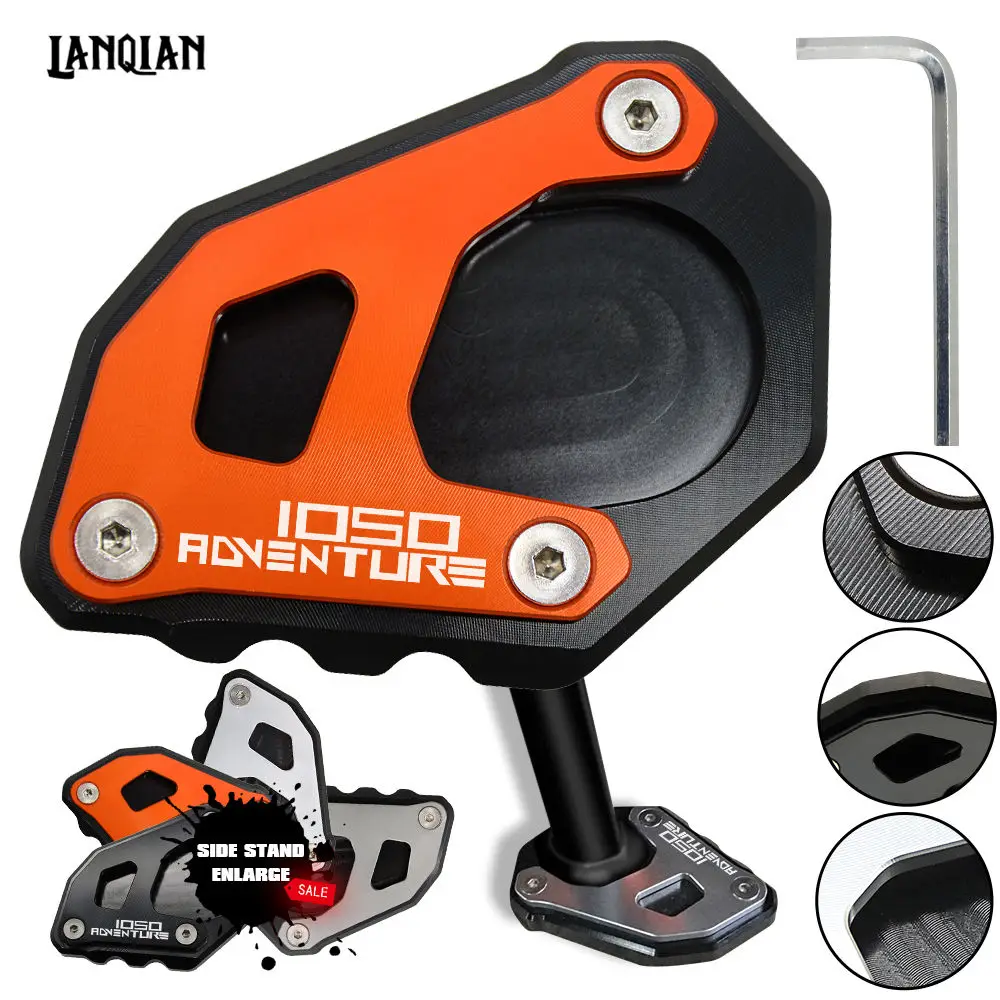 

For KTM 1050 1090 1190 1290 Adventure/ADV/Super Adventure R Motorcycle Side Stand Kickstand Sidestand Extension Plate Pad
