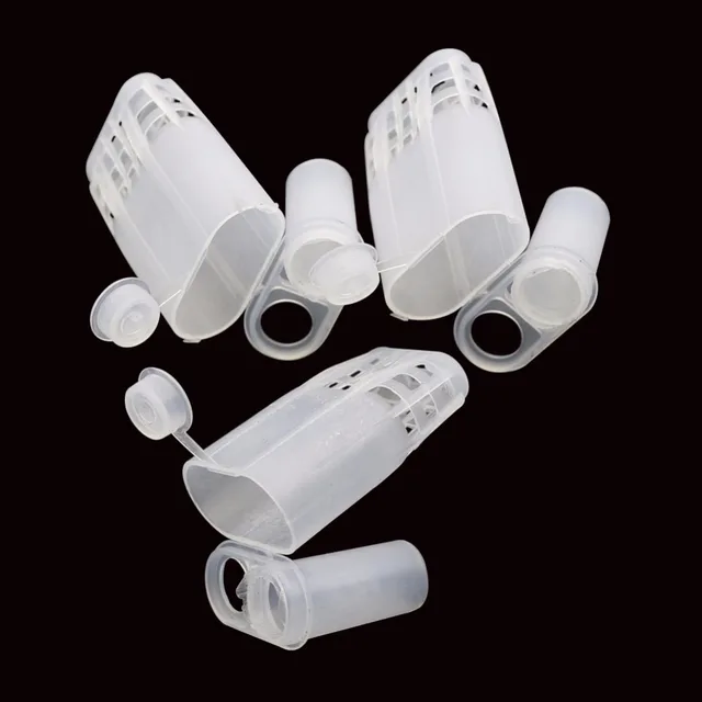 Méhészeti Ketrecek Műanyag Fehér Méh Queen Méheszközök Apikultúra Méhek Védelme Ketrec 20 Db - Image 5