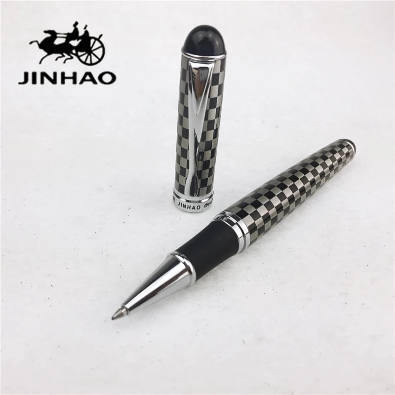 

1pc/lot Jinhao X750 Roller Ball Pen 7 Colors Silver/Black/Red/White Silver Clip Black Pens Silver Clip Jinhao Pens 14.2*1.2cm