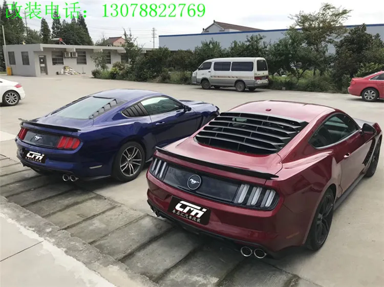 Для Заднего ветрового стекла mustang 2015 2018 затвор задняя дорожка декоративная доска