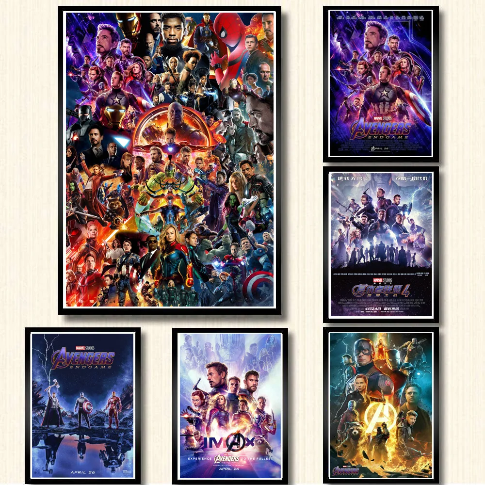 

FX2425 Avengers 4 EndGame Hot 2019 Marvel Movie Film Superhero Avengers Poster Art Silk Canvas Home Room Wall Printing Decor