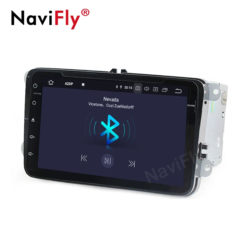 Clearance NaviFly Android 9.0 IPS DSP car multimedia GPS navigation player for VW golf 5 6 passat b6 Skoda Octavia/Fabia/Rapid/Yeti/Superb 5