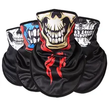 lowprice 2019 New Winter Scarf Men Fashion Warm Fleece Scarves Windproof Ski Face Mask Bandana Skull Bike Scarf Motorcycle Cap Unisex Cheap