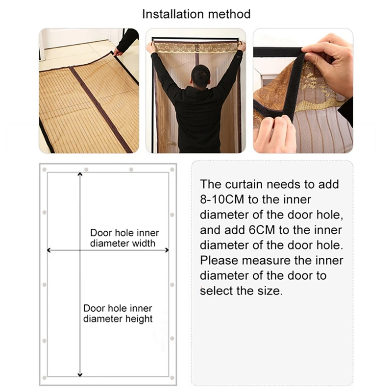 Летняя Анти Москитная немой магнитная сетка от насекомых муха занавес Автоматическая закрывающая дверь экран кухонный занавес