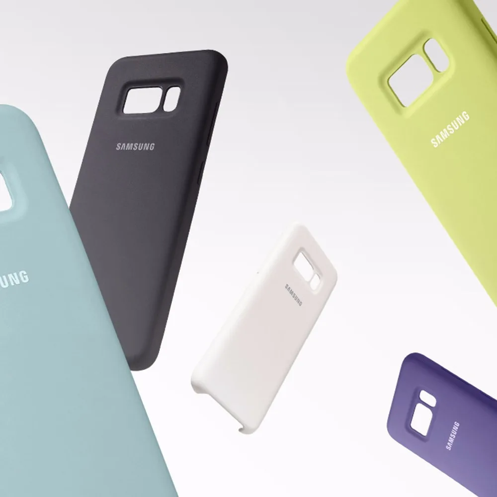 100% оригинальный силиконовый чехол для Samsung Galaxy S8 PLUS g9550 9500 детской модели защита
