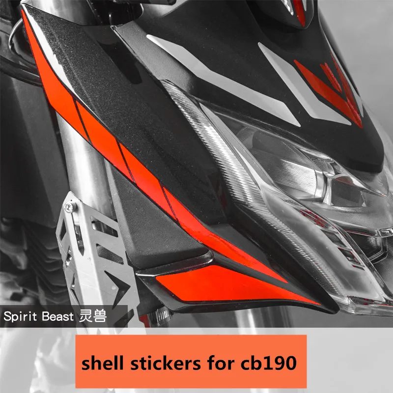 

Spirit Beast Motorcycle Stickers One Set For Honda Cb190r 3 Colors Available Free Shipping