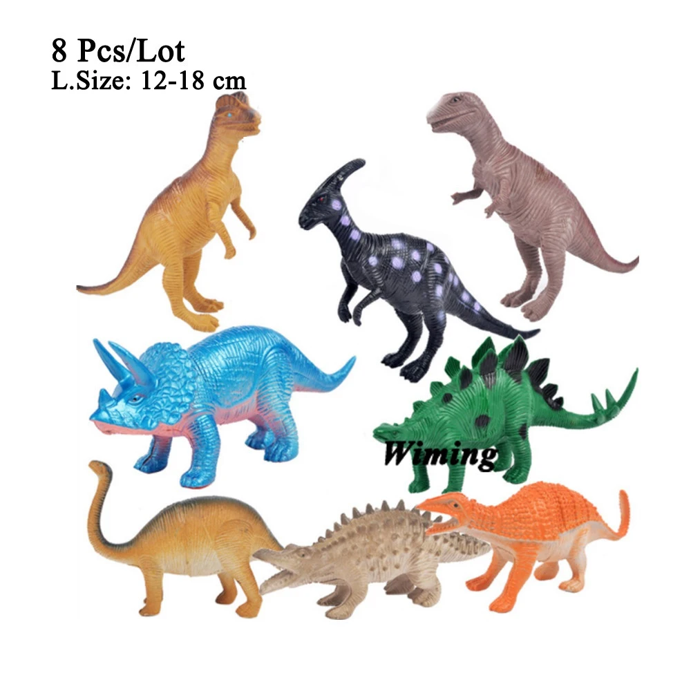 Динозавр торт Топпер дети тематические день рождения подарки для детей Детские игрушки динозавр день рождения кекс Toppers - Цвет: Design 3