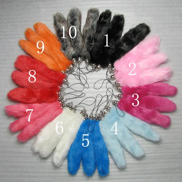

Free shipping faux fur rabbit tails