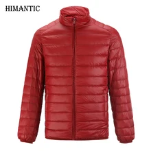 Jacket Men Casual Warm Solide Atmungsaktiv Ente Daunenjacke Mens Lightweight parka hombre jaqueta Plus größe Mantel