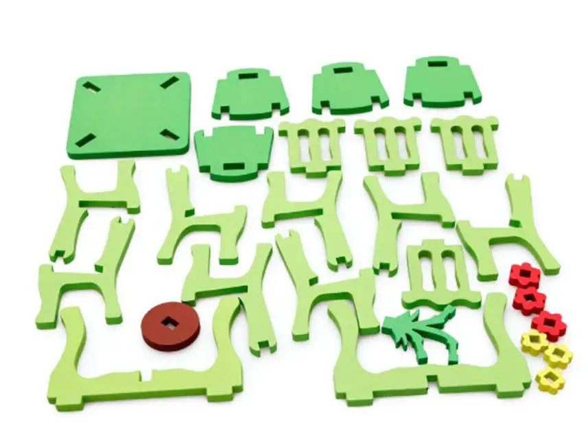 2017 Nuevo niños educativos verde juguete de madera 3D rompecabezas Juguetes tabla silla cómoda brinquedos educativos el precio más bajo 2017 Nuevo niños educativos verde juguete de madera 3D rompecabezas Juguetes tabla silla cómoda brinquedos educativos el precio más bajo