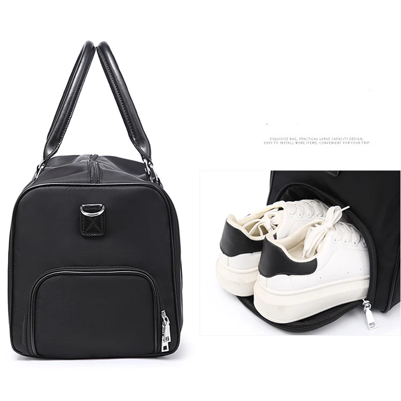 Men Sports Gym Bag Military Training Square Male Fitness Duffel Bag With Shoe Storage Pocket Oxford Single Shoulder De Sports 