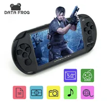 5.0 “Большой Экран 8 GB Портативный портативных игровых консолей встроенный 300 классических игр nes MP3 MP4 ребенка игровой консоли Бесплатная доставка