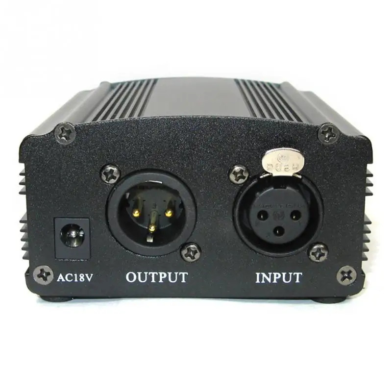 

48V Phantom Power Dedicated Capacitance Recording Microphone Sound Card K Song Microphone External Adapter #20