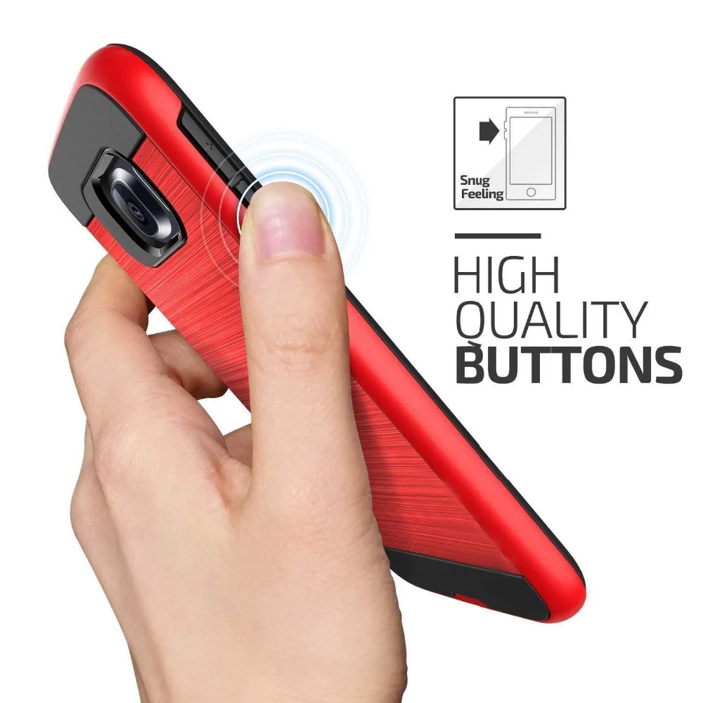 Hybrid Slim Brushed Shockproof Case Cover For Samsung Galaxy S7 S8 J1 J3 J5 J7 A3 A5 A6 J4 J6 S6 Edge S9 Core 2 Armor Case Coque6