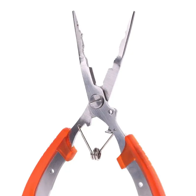 

Fishing Pliers Split Ring Hook Remover Scissors Grips Fish Tackle