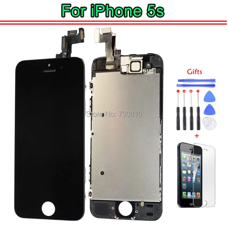 imágenes para AAA Calidad LCD Para iphone 5S sí LCD Pantalla Táctil Digitalizador Asamblea Frame + Cámara Frontal Del Altavoz/herramientas/regalo de Cristal imágenes para AAA Calidad LCD Para iphone 5S sí LCD Pantalla Táctil Digitalizador Asamblea Frame + Cámara Frontal Del Altavoz/herramientas/regalo de Cristal