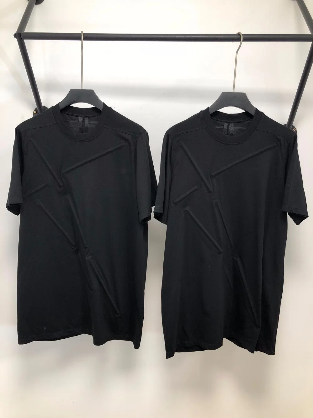 Мужская футболка в готическом стиле черная оверсайз из 100% хлопка 19ss Owen