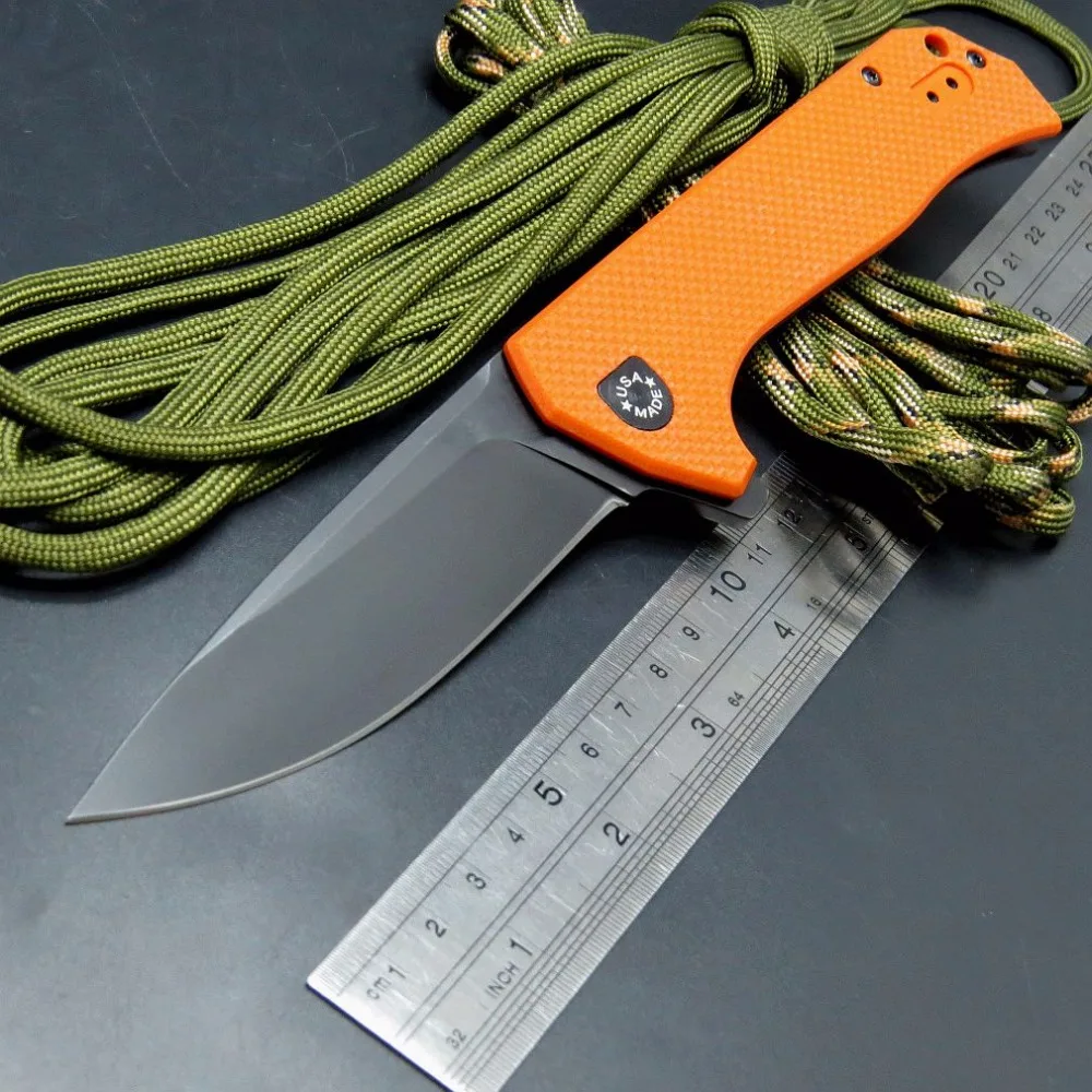 Brave Fighter 0804 складной нож стальной нож G10 Ручка шарикоподшипник нож для охоты и кемпинга нож для выживания карманный EDC ручной инструмент - Цвет: Оранжевый