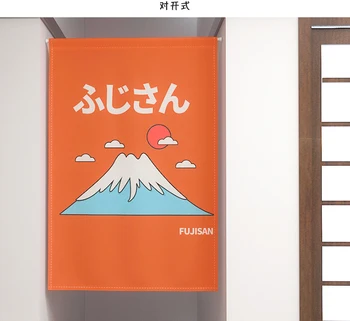

Japan style cotton Japan Mount Fuji Fujisan door curtain decoration hanging bedroom living room kitchen home bar coffee house
