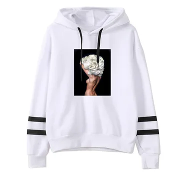 

six styles printing Hoodies 2019 Winter New Floral PRINT Hoodies Casual The roses print Hoodies stripe Tops peony Floral printed