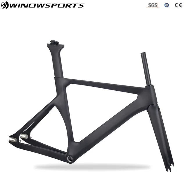 $US $553.00 2018 Carbon Fiber full carbon track frame road frames fixed gear bike frameset with fork seat post 