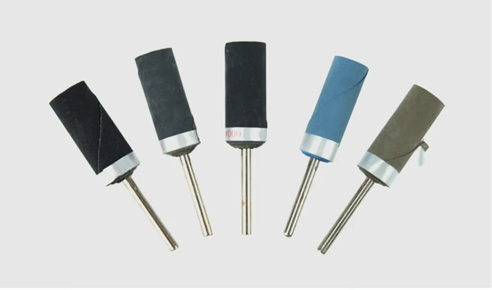 

5 pcs Water sandpaper Rod 3mm SHK polished burs 1000p sanding tool for Amber resin porcelain jade bone Grinding and polishing