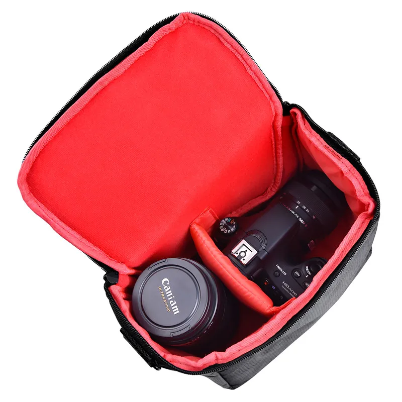 Fosoto DSLR камера сумка Мода Цифровой Фото Видео Чехол Водонепроницаемый Сумка для Dslr sony Canon Nikon объектив камеры