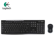 Комбинированная клавиатура для мыши logitech MK270, 2,4G, беспроводная оптическая мышь с восьми ярлыками, долговечная для настольного ПК