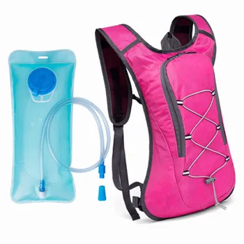 

New outdoor sports backpack + 2L water bag Breathable Light riding casual cycling/running/hiking/travel shoulder backpack