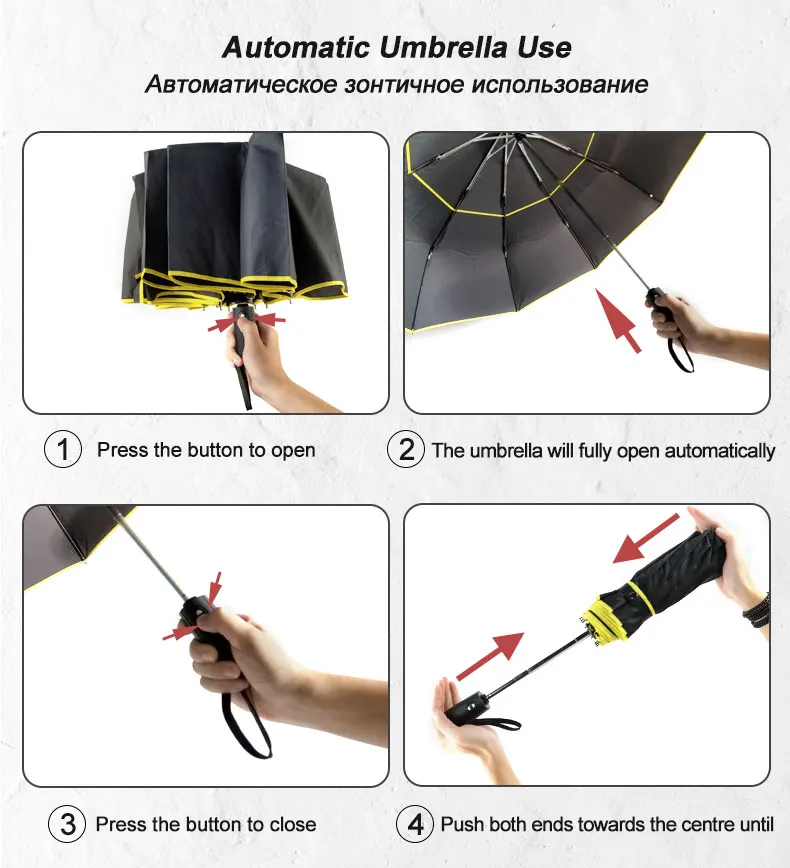 Двойной зонт для гольфа, дождевик для женщин, ветрозащитный, 3 плавающие, большой мужской женский зонтик, полностью автоматический деловой зонт для мужчин, Paraguas