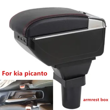 

for Kia Picanto armrest box central Store content box products interior Armrest Storage car-styling accessories parts