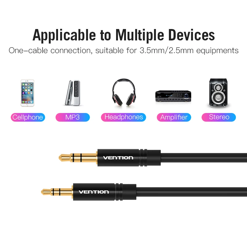 3.5 Mm 2.5 Vention Smartphone 3