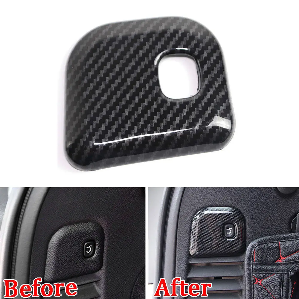 

ABS Carbon Fiber Interior Rear Trunk Switch Button Cover Trim Fit For Jeep Grand Cherokee 2011- 2018 Accessories Car Styling