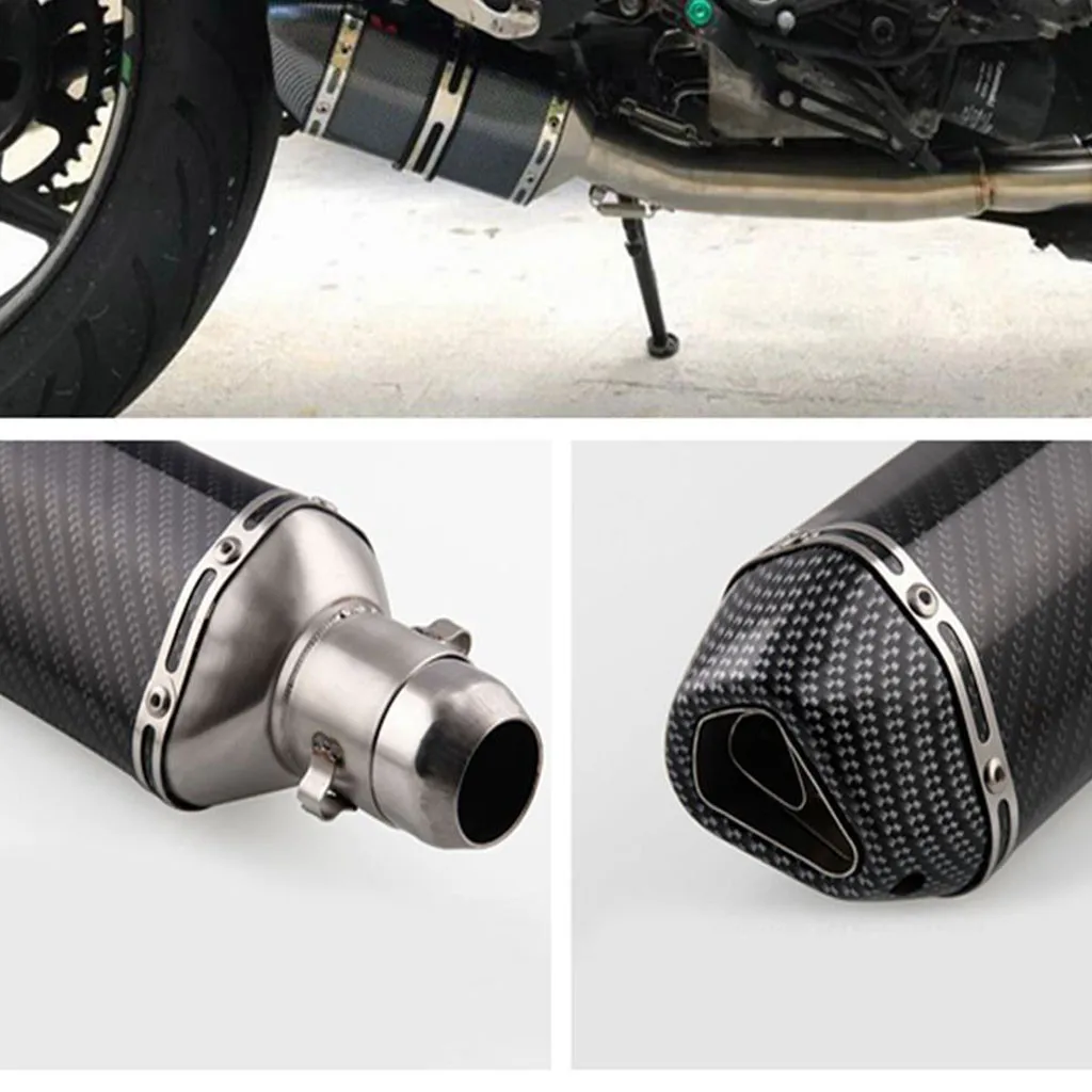 

1 X Motorcycle exhaust pipeline for motorcycle pipe Universal Motorcycle Exhaust Muffler Pipe with Slip On Exhaust 38~51mm#G35
