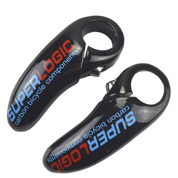 

Ultra-light really ergonomic carbon fiber MTB Bicycle Bike Handlebar Bar Ends Small Auxiliary Handlebar 98g