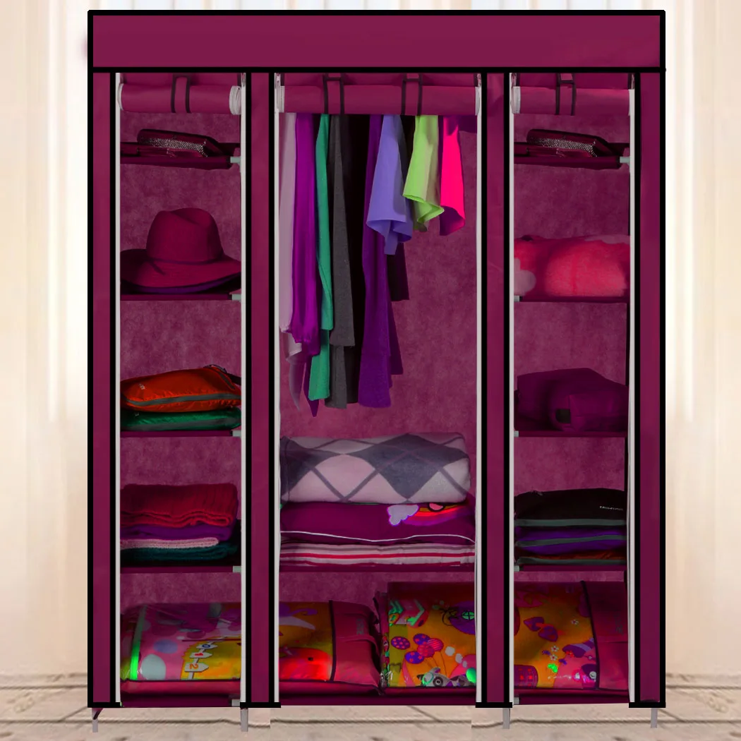 Online kopen wholesale draagbare opslag garderobe uit china ...