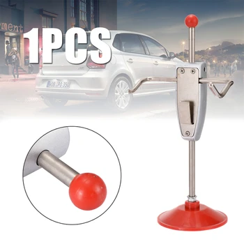 

1pc 14.5"/368mm Car Locator Holder Stand Wheel Alignment Rack Tool Vehicle Truck Interior Iron + Plastic Tools