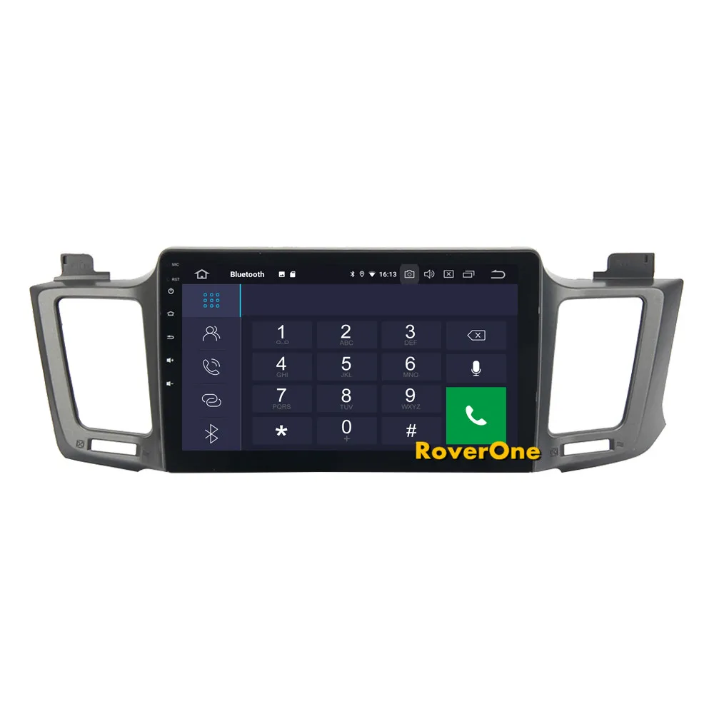 Excellent RoverOne For Toyota RAV4 2013 2014 2015 2016 Android 9.0 Autoradio Car Multimedia Player Radio GPS Navigation Head Unit NO DVD 8