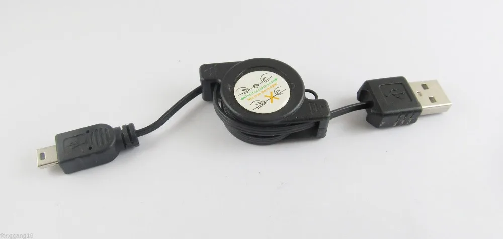 1 قطع usb 2.0 وذكر أن ميني usb 5 دبوس b ذكر محول شاحن كابل قابل 80 سنتيمتر