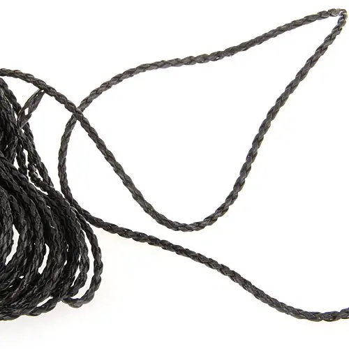 9 м/лот 3 мм круглый кожаный шнур ювелирные изделия для ожерелья Браслет DIY ювелирные изделия аксессуары