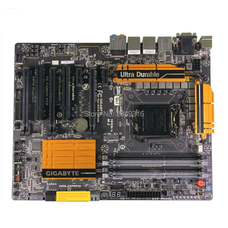 Для Gigabyte GA-Z97X-UD5H рабочего Материнская плата Z97X-UD5H Z97 LGA 1150 i3 i5 i7 DDR3 полностью Тесты