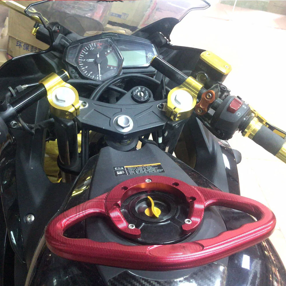 PROCNC Racing Rubber Gel Hand Grips Fit For 7/8 Handlebar Fit Yamaha R1 R6 R3 R25 R125 MT09 MT07 MT10 MT10