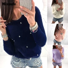 5 Colors Winter Plush Hoodies For Women 2017 Causal Long Sleeve Beading Pullover Top Streetwear Hoodie Women’s Basic Sweatshirts