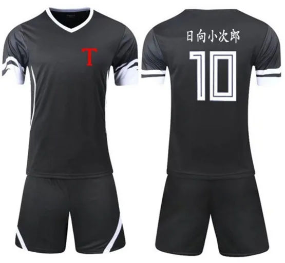 Комплекты одежды в стиле аниме Captain Tsubasa Toho Academy носки NO.10 Kojirou Hyuga темно серый