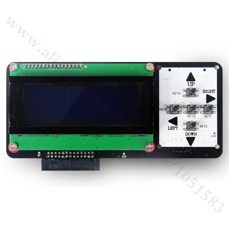 3D printer parts New Version Reprap Makerbot smart controller 2 In 1 LCD panel module Key