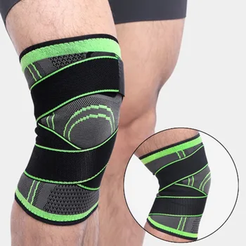 

3D Pressurized Fitness Bandage Knee Support Brace Elastic Nylon Sports Compression Pad Sleeve healht care