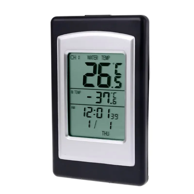 Цифровой беспроводной термометр для плавательного бассейна спа плавающий измеритель температуры воды с часами времени/календарем