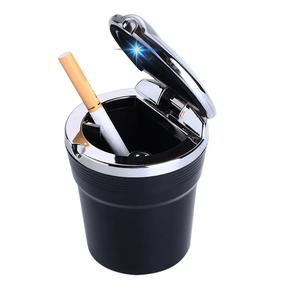 Cylinder Car Ashtray Portable Cars Smokeless Stand Cylinder Cup Holder